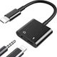 Переходник для наушников Denmen 2in1 Dual port digital 3.5mm - изображение 10