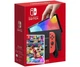 Игровая консоль Nintendo Switch (OLED model) Neon Blue-Red + Игра Mario Kart 8 Deluxe (русские субтитры) - изображение 1