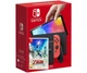 Nintendo Switch (OLED model) Neon Blue-Red + Игра The Legend of Zelda: Skyward Sword HD (русская версия) - изображение 1