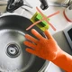 Силиконовые перчатки для уборки и мытья посуды Magic Silicone Gloves Оранжевые HMD 91-8722176 - изображение 2
