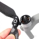 Карбонові безшумні пропелери Sunnylife для DJI Mavic Air 2/2S (2 пари) 7238F-CF2 - зображення 3