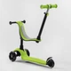 Детский трехколесный самокат-велобег Best Scooter PL-315 3 в 1 с сиденьем и родительской ручкой, Салатовый - изображение 4