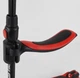 Дитячий триколісний самокат-біговел Best Scooter JS-10711 з сидінням і колесами, що світяться, Чорно-червоний - зображення 6