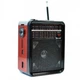 Радиоприемник аккумуляторный GOLON RX-9100 USB SD с фонариком Dark-Red (49215IM) - изображение 1