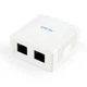 Компьютерная розетка Cablexpert RJ45x2 UTP, cat.5e (NCAC-2U5E-01) - изображение 2