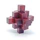 Деревянная 3D головоломка BurrPuzzle Красный крестик - изображение 1