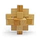 Деревянная 3D головоломка BurrPuzzle Крест-2 - изображение 2