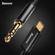 Кабель перехідник Type-C на Mini-Jack 3.5 (AUX) Baseus (1,2 м). Black - зображення 6