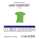 Женская футболка JHK LADY REGULAR COMFORT, размер L, Белая (TSRLCMF-Wh) - изображение 2