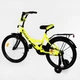 Детский велосипед 20’’ CORSO "Maxis" с багажником. Yellow (113578) - изображение 3