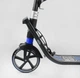 Самокат двухколесный Best Scooter с фарой и амортизацией от 6 лет черный с синим L-50267 - изображение 7