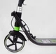 Самокат двухколесный Best Scooter с фарой и амортизацией от 6 лет черный с салатовым L-22066 - изображение 7