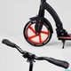 Самокат детский двухколесный Best Scooter от 5 лет с амортизацией черный с оранжевым 40860 - изображение 4