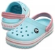 Детские сабо Crocs Kids' Crocband™ Clog 33 холодно-голубой/белый 204537 - изображение 5