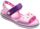 Детские сандалии Crocs Crocband Sandal Kids р 28 светло-розовый/аметист 12856 - изображение 7