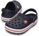 Детские сабо Crocs Kids' Crocband™ Clog 28 Темно-синий/красный 204537 - изображение 4