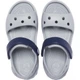Детские сандалии Crocs Crocband Sandal Kids 23 светло-серый/синий 12856 - изображение 9
