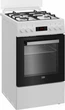 Комбінована плита з чавунними решітками Beko FSE52332DWDS - изображение 2