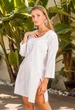 Женская туника для пляжа с вышивкой Fresh Cotton 1347 F-1c 42(S) Белый - изображение 3