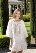 Пляжная туника для женщин с вышивкой Fresh Cotton 2108 F-7C 46(L) Шампань - изображение 1