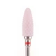 Фреза керамічна Nail Drill для зняття гель-лаку (Кукурудза) - 600 032 рожева (червона насічка) - зображення 1
