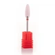Фреза керамічна Nail Drill для зняття гель-лаку (Кукурудза) - 600 032 рожева (червона насічка) - зображення 2