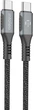 Кабель Intaleo CBGPD60WTT2 Type-C to Type-C 2 м 60W Серый (1283126518102) - изображение 1