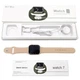 Smart Watch Series 7 M37MAX, FunDo, беспроводная зарядка, голосовой вызов, gold - зображення 2