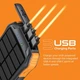 PowerBank с быстрой зарядкой 10000 mAH на солнечной энергии EcoLight SolarTank-10PDQi - изображение 3