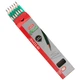 Карандаш графитный H-Tone НВ, пластиковый, с резинкой, зеленый, 12 шт (PENCIL-HT-JJ30104) - изображение 1