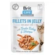 Вологий корм для кішок Brit Care Cat pouch 85 г (індичка з креветками в желе) 100535/0570 - зображення 1