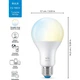 Розумна лампочка WiZ E27 13W (100W 1520Lm) A67 2700-6500K Wi-Fi (929002449602) - зображення 5