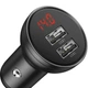 Зарядное устройство для телефона в автомобиль Baseus Display Dual USB 4.8A 24W - изображение 5