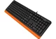 Комплект A4Tech Fstyler Sleek Multimedia Comfort F1010, Black/Orange, клавиатура+мышь, USB - изображение 3