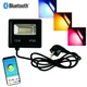 Світильник для підсвітки фасадів LED Flood Light 15W з Bluetooth вуличний прожектор РГБ, кольоровий ліхтар (VS7005063) - зображення 1