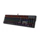 Клавиатура Vinga KBGM160 LED Outemu Blue USB Black (KBGM160 Black) - изображение 2