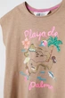 Футболка коричневая Пальма H&M 110-116cм (40005060) - изображение 2