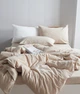 Постельное белье полуторное Vie Nouvelle Washed cotton вареный хлопок 155х210 W6S капучино - изображение 2
