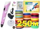 3D-ручка KYY с Эко Пластиком 250м PLA Розовая - изображение 1
