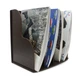 Вертикальный лоток А5(лхдф) для медицинских карт, бумаги и папок на 4 отделений «CD» (4112125) венге - изображение 4