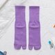 Шкарпетки з двома пальцями Няшка Kiki Sox 36-40 жіночі фіолетовий - зображення 1