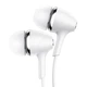 Наушники c микрофоном HOCO M76 Maya universal earphones with mic (3.5mm, 1,2 метра). White - изображение 4