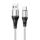 USB кабель із роз'ємом Type-C HOCO X50 Excellent charging data cable (3 А, 1m). Silver - зображення 1