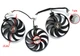 Вентилятор для видеокарты ASUS RTX 2060 2070 S 2080 Ti S GTX 1660 Ti RX 5700 XT Strix FirstD FDC10H12S9-C (PLD09210S12H T129215SU) комплект 3 шт (№314.05) - изображение 3