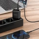 Зарядний пристрій 220В 2 USB з кабелем USB - Lightning Hoco N7 Speedy Чорний - зображення 7
