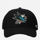 Кепка мужская 47Brand San JOne Sizee Sharks H-MVP22WBV-BK One Size Черный/Серый (888442734505) - изображение 1