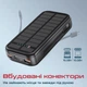 УМБ Promate SolarTank-20PDCi 20000 mAh с солнечной панелью 20W PD USB-C 18W QC 2xUSB-A 10.5W USB-C и Lightning коннекторы Black (solartank-20pdci.black) - изображение 5