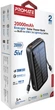 УМБ Promate SolarTank-20PDCi 20000 mAh с солнечной панелью 20W PD USB-C 18W QC 2xUSB-A 10.5W USB-C и Lightning коннекторы Black (solartank-20pdci.black) - изображение 9