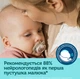 Пустышка силиконовая Canpol babies Sleepy koala симметричная 18+ месяцев 2 шт Синяя (22/660_blu) - изображение 3