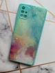 Чохол з принтом наSamsung Galaxy M51 Галактика Бірюзовий - зображення 1